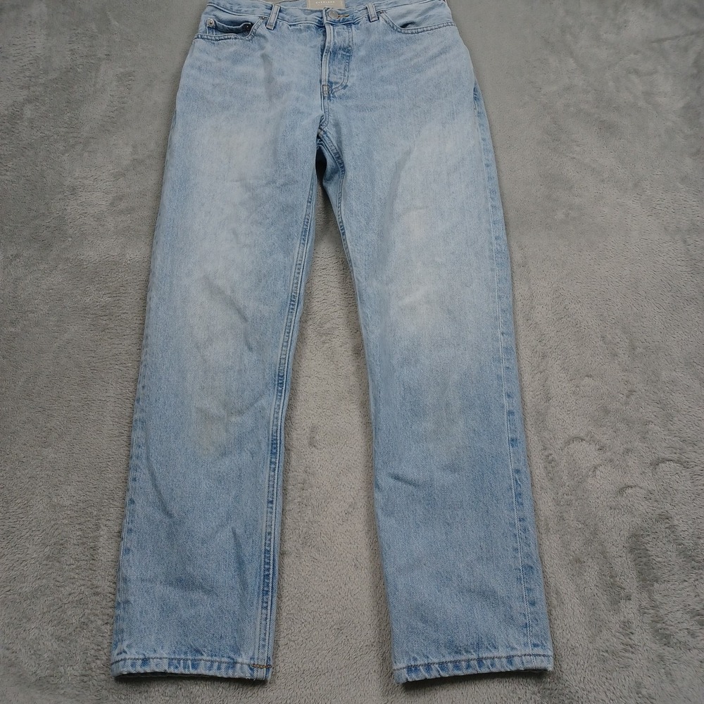 Everlane Jeans Womens 27 Blue Denim‎ Button Fly Light Wash Cheeky